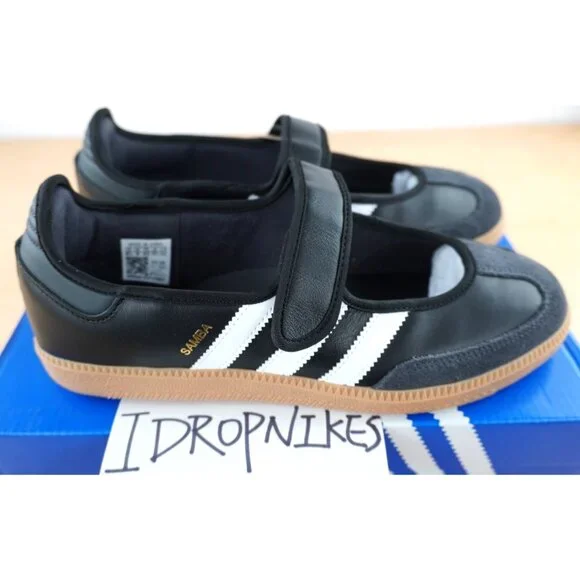Adidas Samba Jane Black/White Gum Women's Shoes - Picture 7 of 9